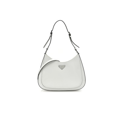 PRADA CLEO BRUSHED LEATHER SHOULDER BAG 1BC499 (30*18.5*4cm) 